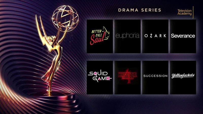 Listado completo de nominados en los Premios Emmy 2022